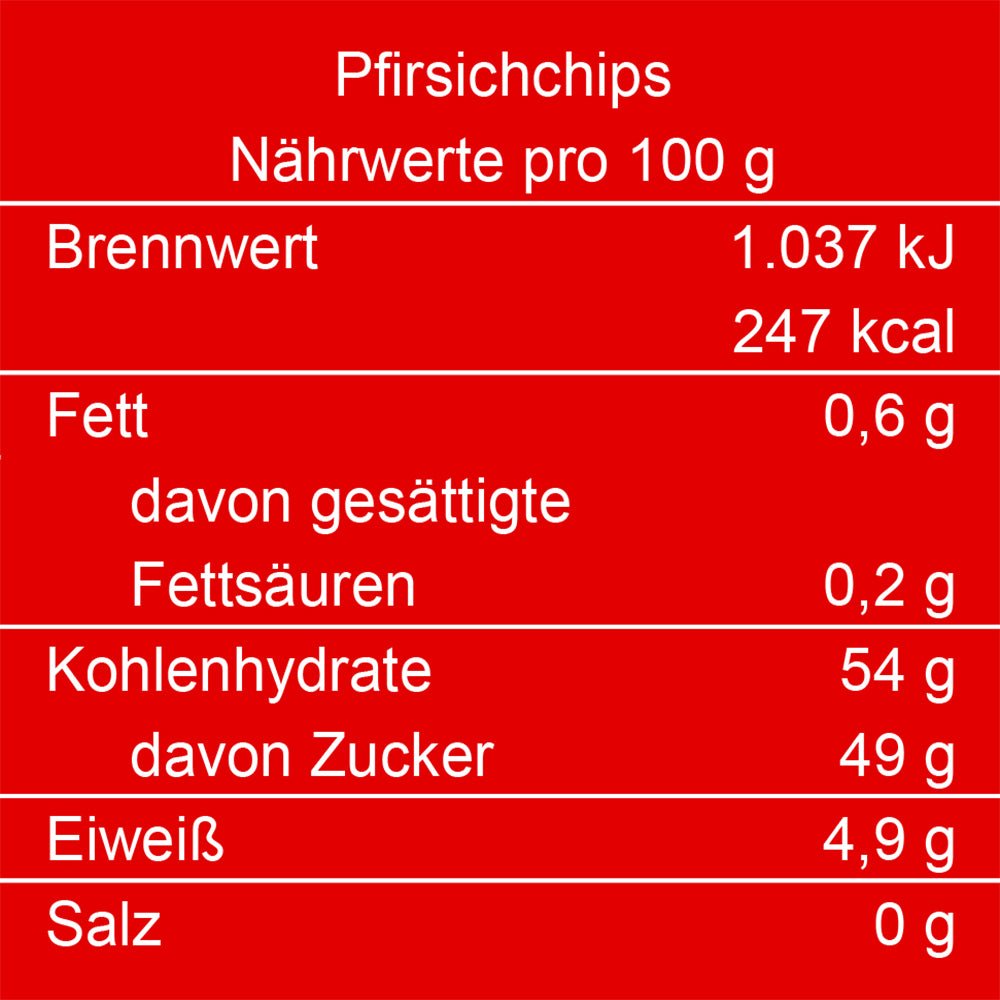 Pfirsichchips - Apfelino